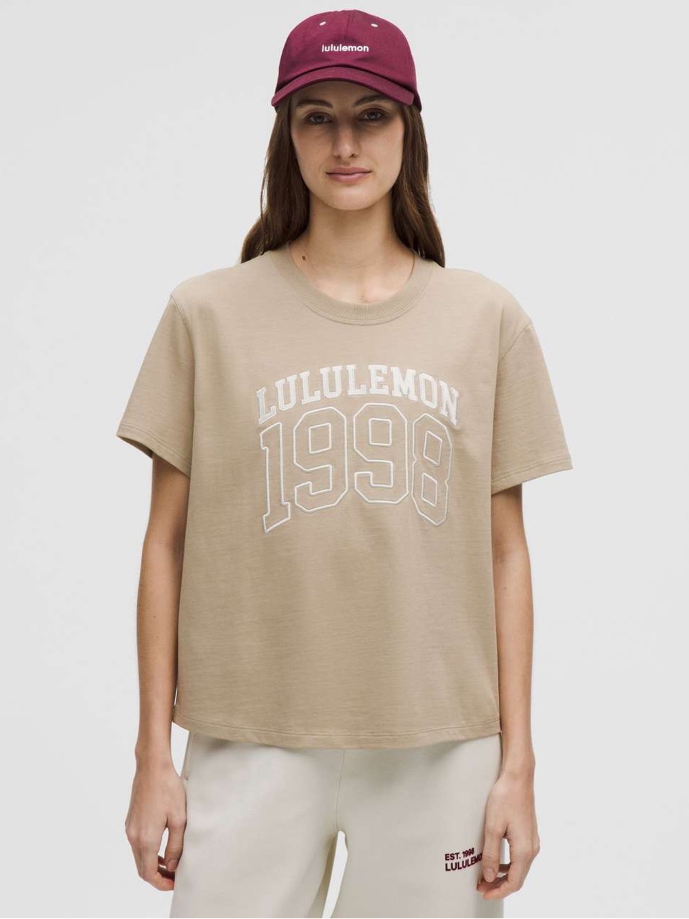 Lululemon Relaxed-Fit Cotton Jersey T-Shirt *Graphic - Sheer Oak